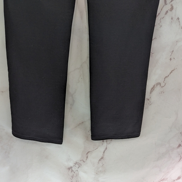 Betabrand Pant Womens Medium Petite Short Black High Rise Straight Leg W0076 - Picture 7 of 11